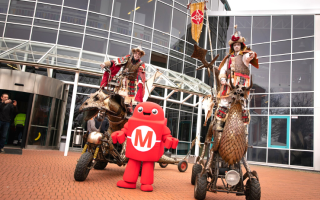 Maker Faire Hannover entrance with Makey