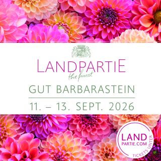 Flyer Landpartie Gut Barbarastein 2026